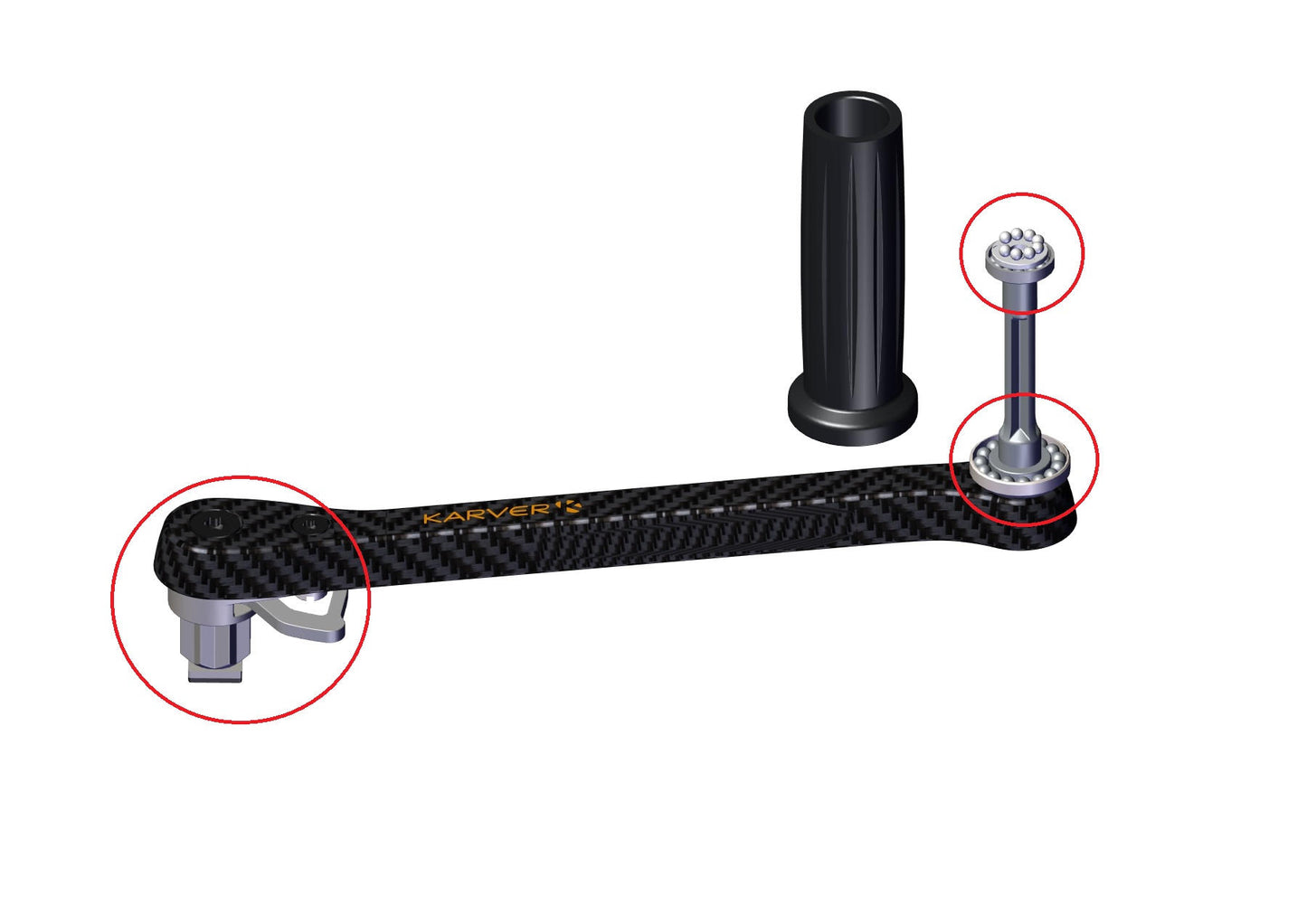 KWH25 HANDLE + WOOD STD