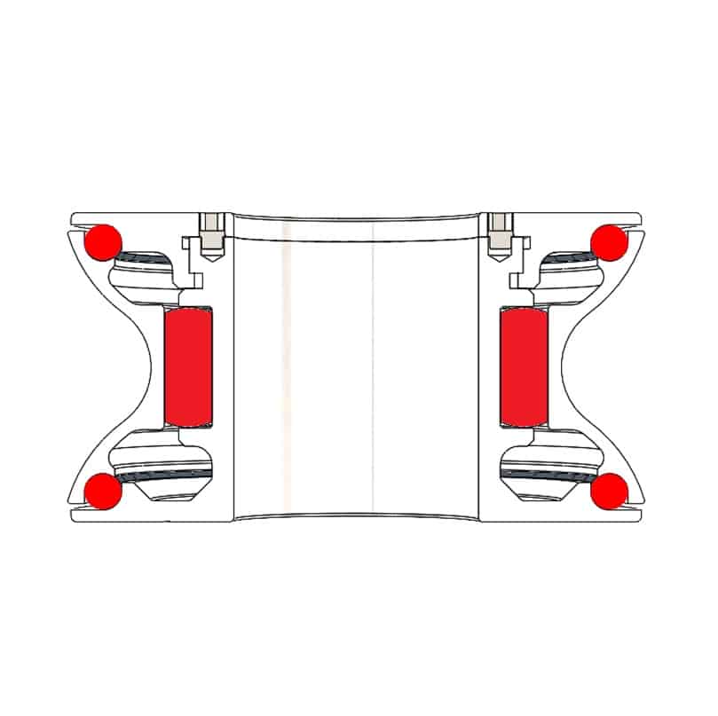 KDSTiT200 (120 MM SHEAVE) RACING TITANIUM WIDE SHEAVE2026 NEW PRODUCT