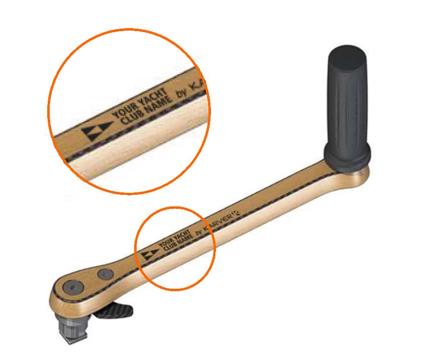 WINCH HANDLE CUSTOMIZATION – NAME ADDING