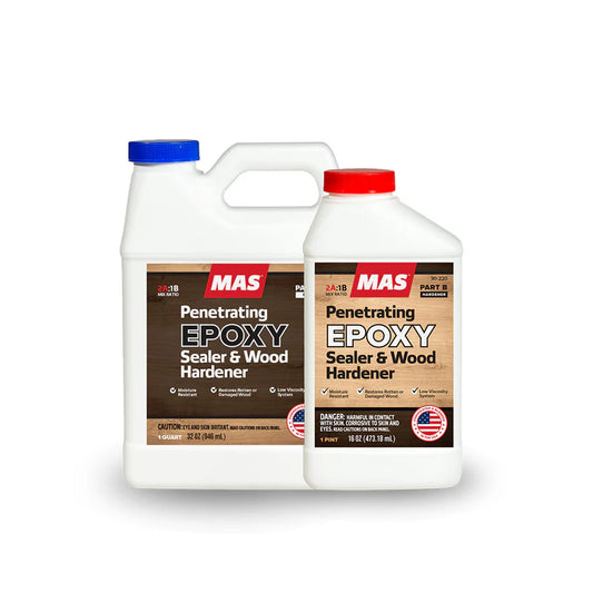 Penetrating Epoxy Resin Wood Sealer 1.5 Quart Kit