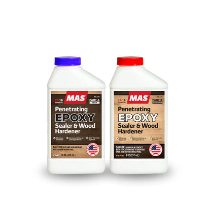 Penetrating Epoxy Resin Wood Sealer 1.5 Pint Kit