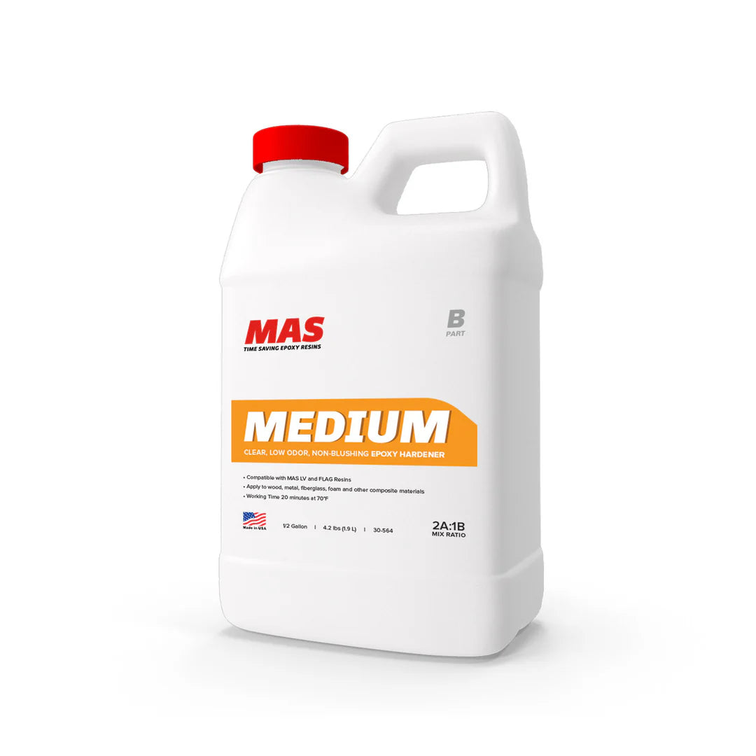 2:1 Premium Marine Non-Blushing Medium Hardener half Gallon