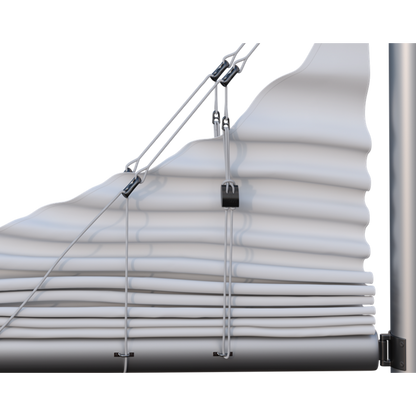 Clam cleat connector for lazy-jack | T-Lazy®