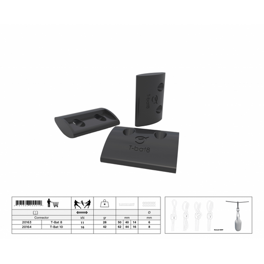 Clam cleat for connector for fenders | T-Bat® Pack PiècesT-Bat 8