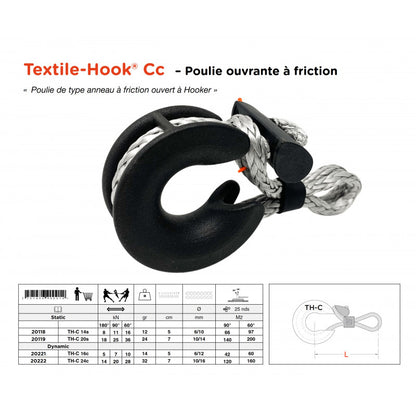 Hook opening pulley | TH-C® Dynamics TH-C 16c