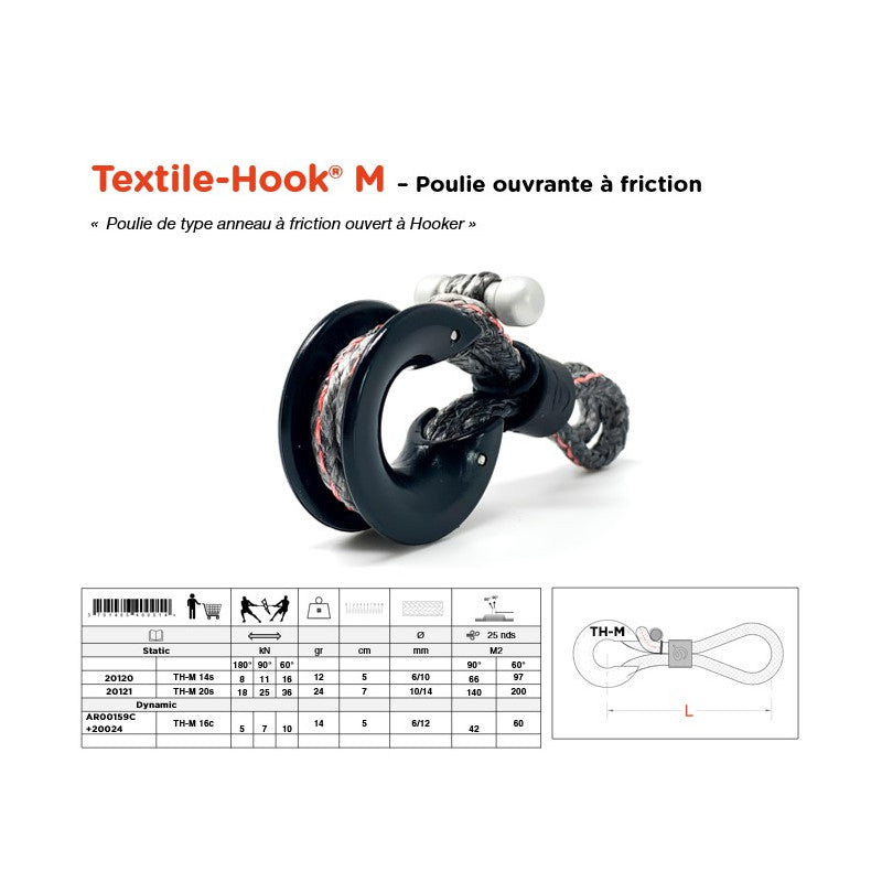 Hook opening pulley | TH-M® Dynamics TH-Mc 16