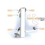 KFH8.0Ti EXTERNAL FURLING LOCK (TITANIUM) 2026 NEW PRODUCT