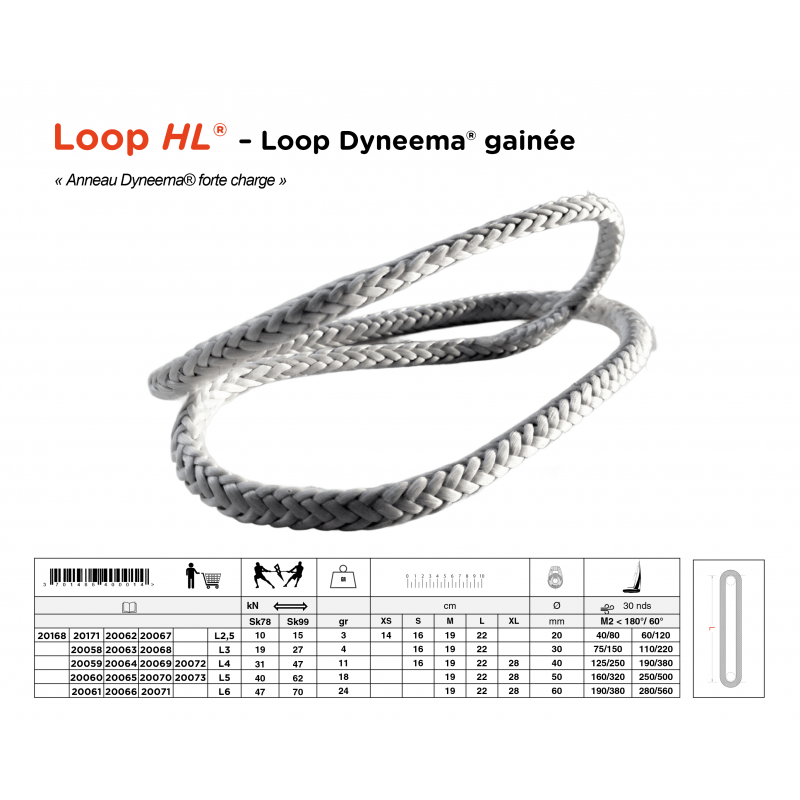 Loop high-load in Dyneema® | L HL® L2.5 Large