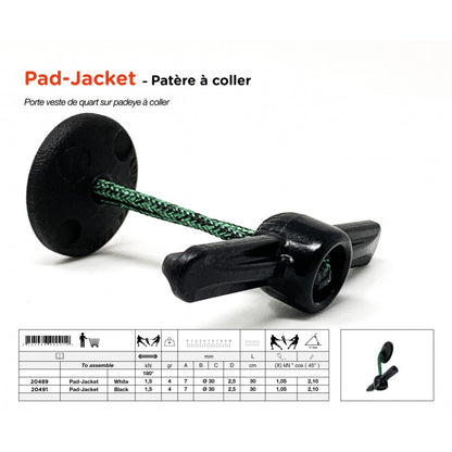 Pad-Jacket | Coat Hook Black