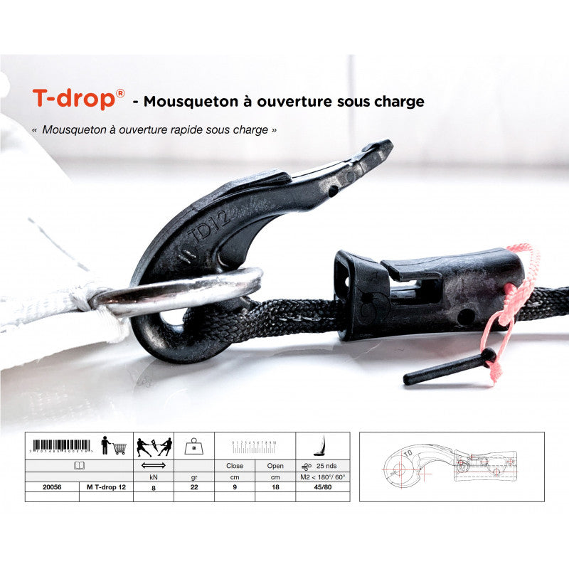 Quick release snap shackle | M T-Drop®M T-d12 s