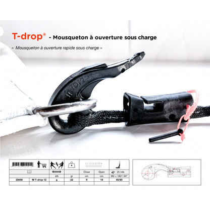 Quick release snap shackle | M T-Drop®M T-d12 s