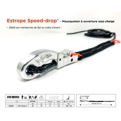 Snap Shackel| Speed-Drop snap Shackle on strop