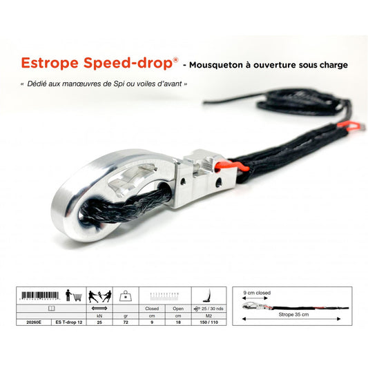 Snap Shackel| Speed-Drop snap Shackle on strop